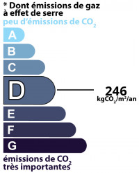 class: D, 49 kgCO/m²